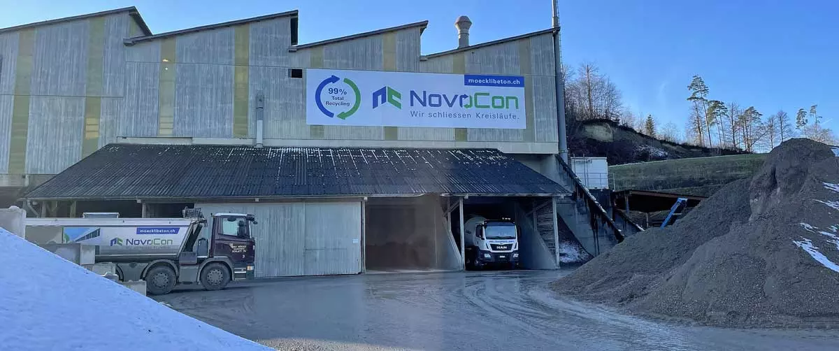 Recyclingbeton Werk NovoCon Aawangen