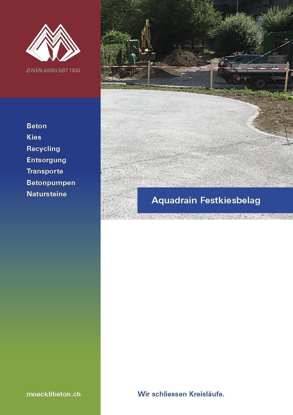 Aquadrain-Festkies-Festkiesbelag