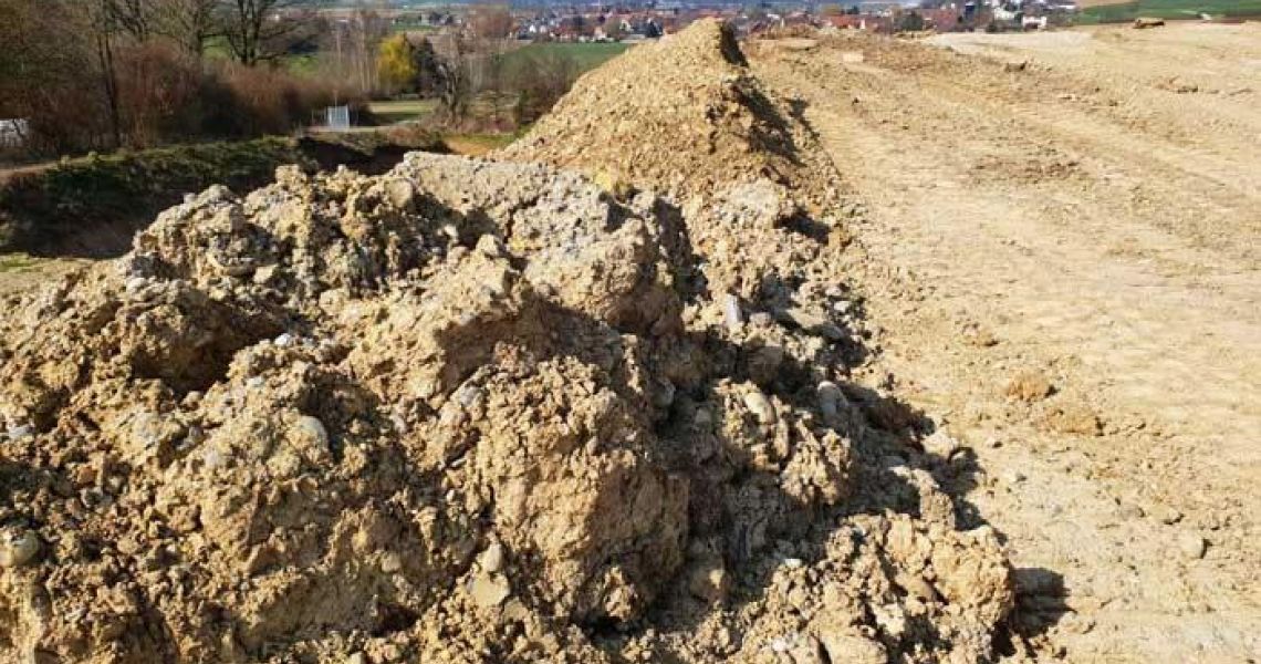 Aushubdeponie – Annahme von unverschmutztem Aushubmaterial Typ A